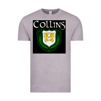 Vintage Zinc collins family irish coat of arms Vintage Tee - linhVisuals