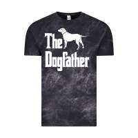 Cloud Black the dogfather Vintage Tee - linhVisuals