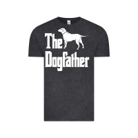 Vintage Black the dogfather Vintage Tee - linhVisuals