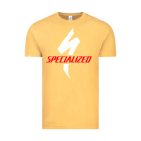 Vintage Mustard Specialized Bikes Bicycle Vintage Tee - linhVisuals