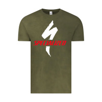 Vintage Olive Specialized Bikes Bicycle Vintage Tee - linhVisuals