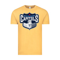 Vintage Mustard madison capitols Vintage Tee - linhVisuals