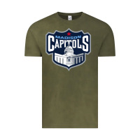 Vintage Olive madison capitols Vintage Tee - linhVisuals