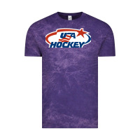 Cloud Purple usa hockey Vintage Tee - linhVisuals
