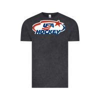 Vintage Black usa hockey Vintage Tee - linhVisuals