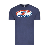Vintage Denim usa hockey Vintage Tee - linhVisuals