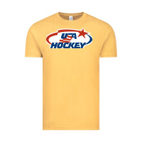 Vintage Mustard usa hockey Vintage Tee - linhVisuals