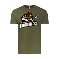 Vintage Olive muskegon lumberjacks dc143c Vintage Tee - linhVisuals