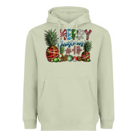 Matcha Merry Christmas Heavyweight Hoodie - CowhideDigitalArt