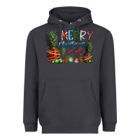 Smoke Merry Christmas Heavyweight Hoodie - CowhideDigitalArt