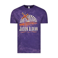 Cloud Purple Jason Aldean Vintage Tee - linhVisuals