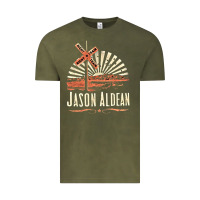 Vintage Olive Jason Aldean Vintage Tee - linhVisuals