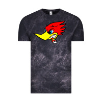 Cloud Black woody woodpecker tshirt Vintage Tee - linhVisuals