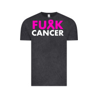 Vintage Black fck cancer Vintage Tee - linhVisuals