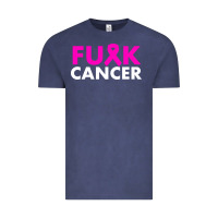 Vintage Denim fck cancer Vintage Tee - linhVisuals