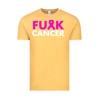 Vintage Mustard fck cancer Vintage Tee - linhVisuals