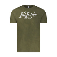 Vintage Olive inktober t shirt Vintage Tee - linhVisuals