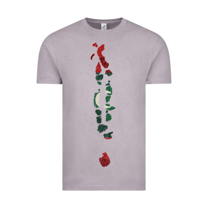 Maldives Map Flag Drawing Line Art Vintage Tee by linhVisuals | Teevron