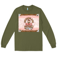 Army Green Oversimulated mama university Long Sleeve Tee - TumblerDesignByShophia