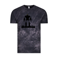 Cloud Black iron giant Vintage Tee - linhVisuals