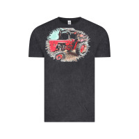 Vintage Black tractor t  shirt tractor t  shirt Vintage Tee - linhVisuals