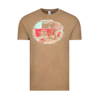 Vintage Coffee tractor t  shirt tractor t  shirt Vintage Tee - linhVisuals