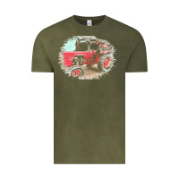 Vintage Olive tractor t  shirt tractor t  shirt Vintage Tee - linhVisuals