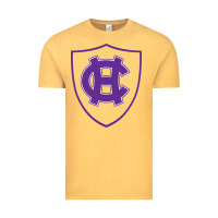 Vintage Mustard holy cross crusaders Vintage Tee - linhVisuals