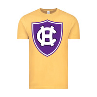 Vintage Mustard holy cross crusaders Vintage Tee - linhVisuals
