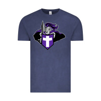 Vintage Denim holy cross crusaders Vintage Tee - linhVisuals
