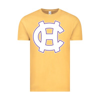 Vintage Mustard holy cross crusaders Vintage Tee - linhVisuals