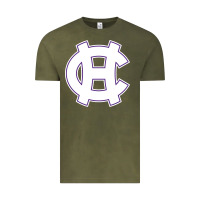 Vintage Olive holy cross crusaders Vintage Tee - linhVisuals