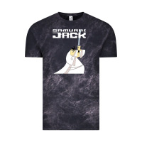 Cloud Black samurai jack Vintage Tee - linhVisuals