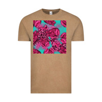 Vintage Coffee breast cancer seamless pattern Vintage Tee - texasbilliewilder
