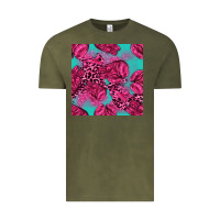 Vintage Olive breast cancer seamless pattern Vintage Tee - texasbilliewilder