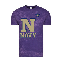 Cloud Purple navy midshipmen Vintage Tee - linhVisuals