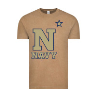Vintage Coffee navy midshipmen Vintage Tee - linhVisuals