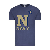 Vintage Denim navy midshipmen Vintage Tee - linhVisuals