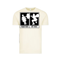 Vintage Arctic your wife my wife weightlifting Vintage Tee - linhVisuals