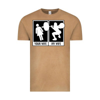 Vintage Camel your wife my wife weightlifting Vintage Tee - linhVisuals