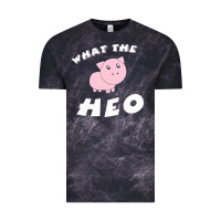 Cloud Black what the heo Vintage Tee - linhVisuals