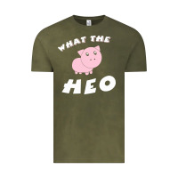 Vintage Olive what the heo Vintage Tee - linhVisuals