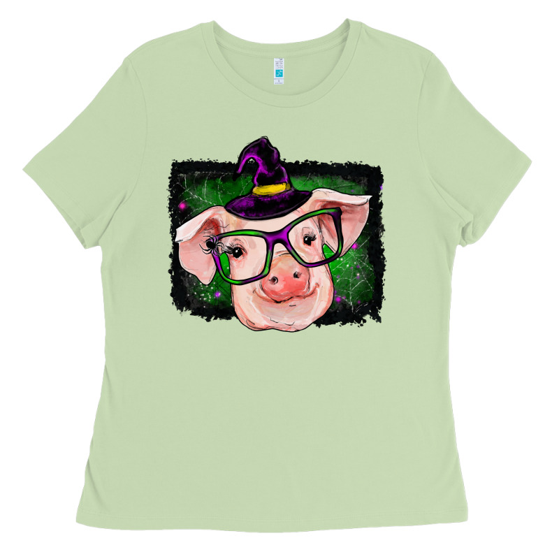 Pig Halloween Ladies Tee by RanaPortraitStore | Teevron