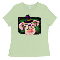 Matcha pig halloween Ladies Tee - RanaPortraitStore
