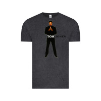 Vintage Black tom jones 03 Vintage Tee - linhVisuals