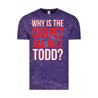 Cloud Purple why is the carpet all wet todd Vintage Tee - linhVisuals