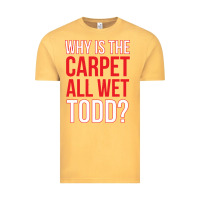 Vintage Mustard why is the carpet all wet todd Vintage Tee - linhVisuals