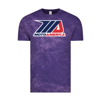 Cloud Purple moto america Vintage Tee - linhVisuals