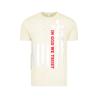 Vintage Arctic in god we trust with patriotic vintage american flag t shirt Vintage Tee - linhVisuals