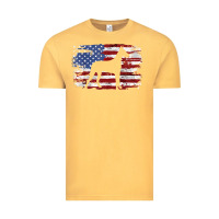 Vintage Mustard great dane vintage american flag t shirt Vintage Tee - linhVisuals